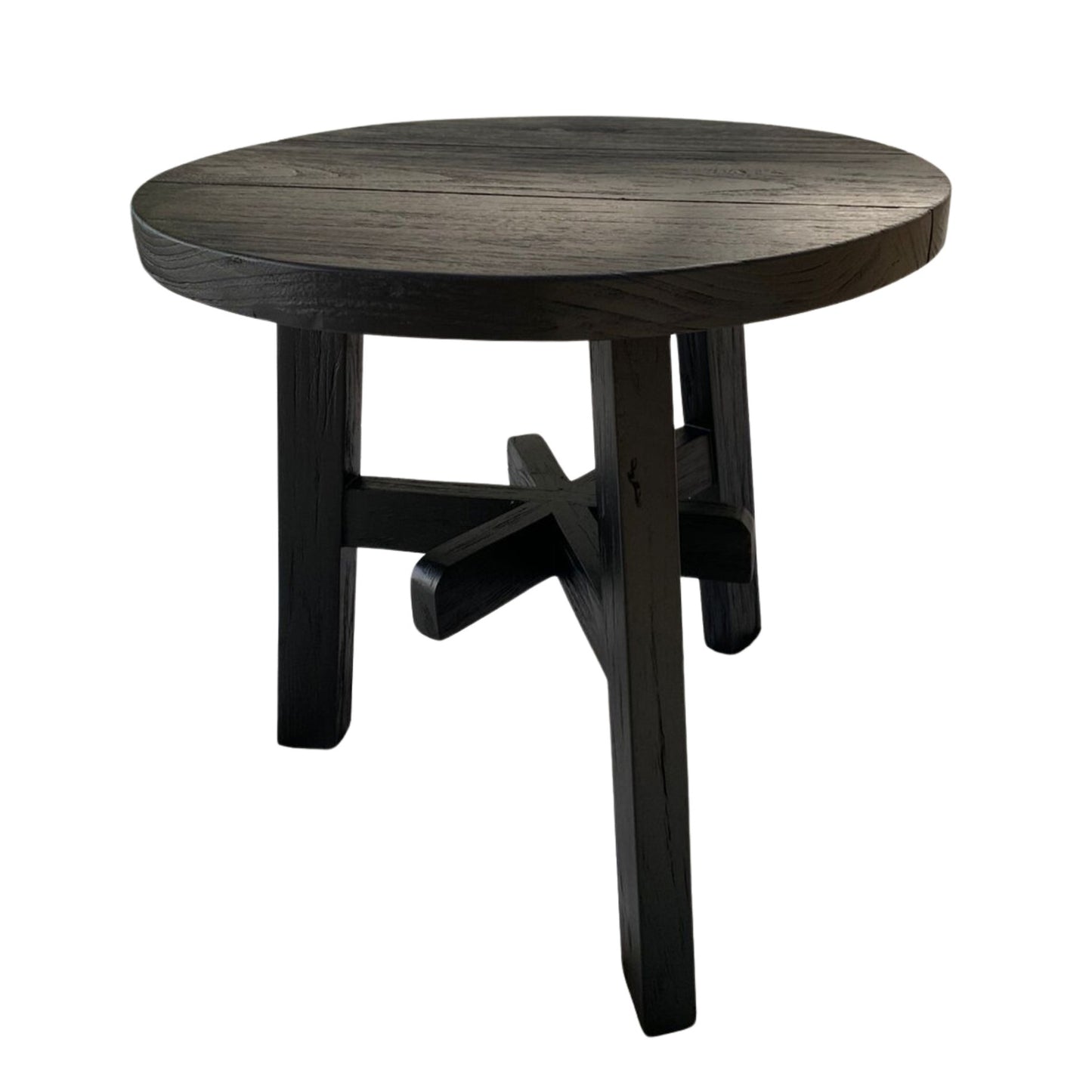 Side Table-Stool - Denmark Round - Teak