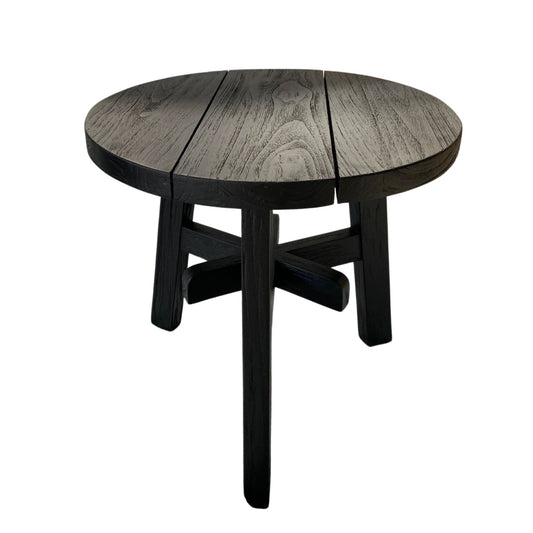 Side Table-Stool - Denmark Round - Teak