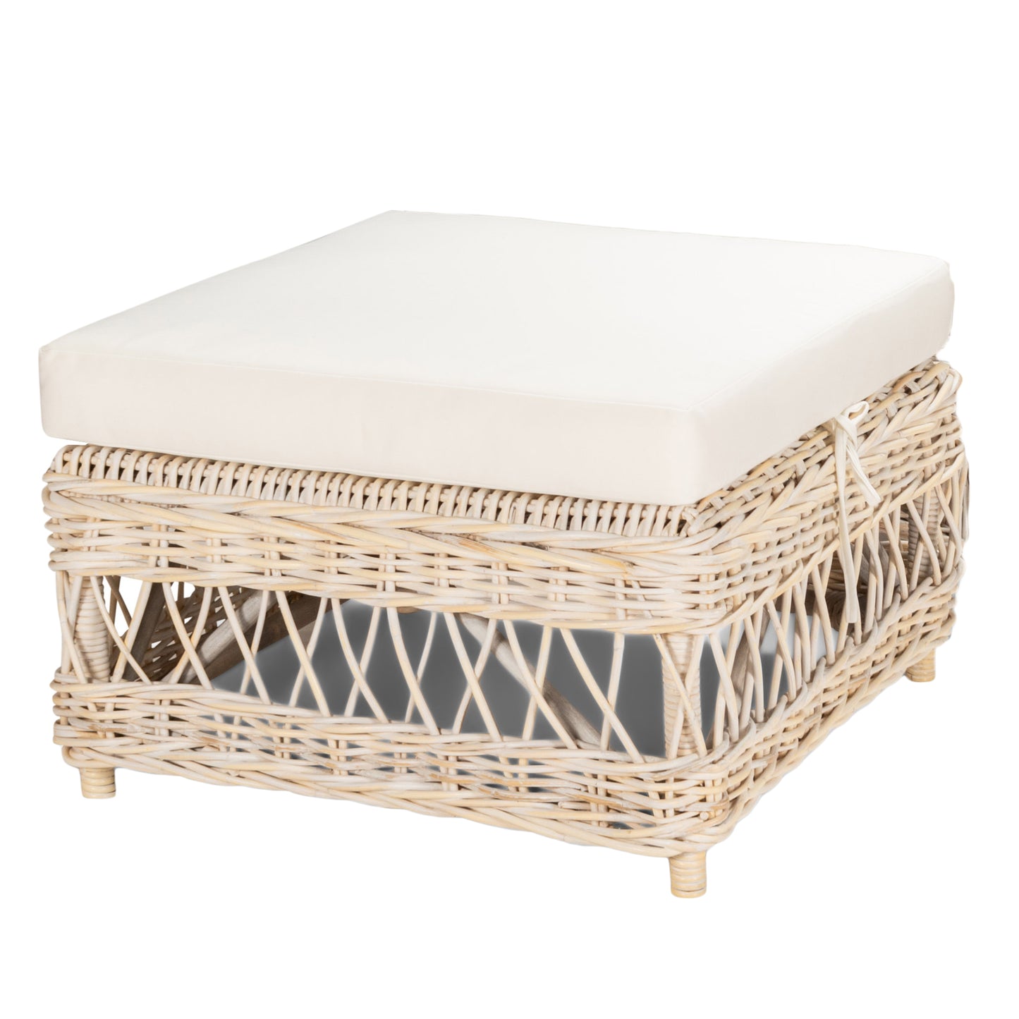 Ottoman - Isabel - Rattan - WW