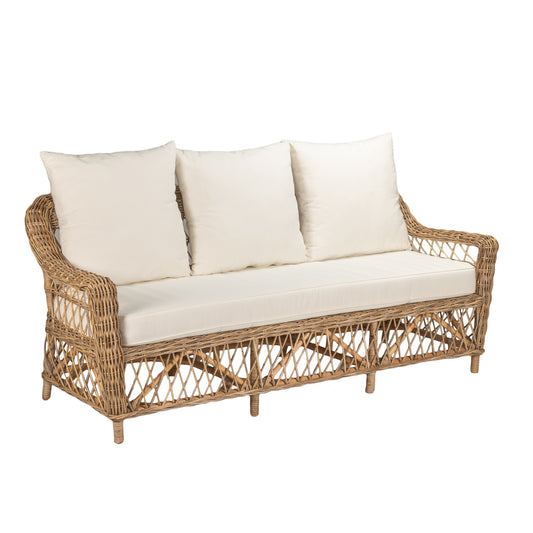 Sofa 3 Seat - Isabel - Rattan - KG