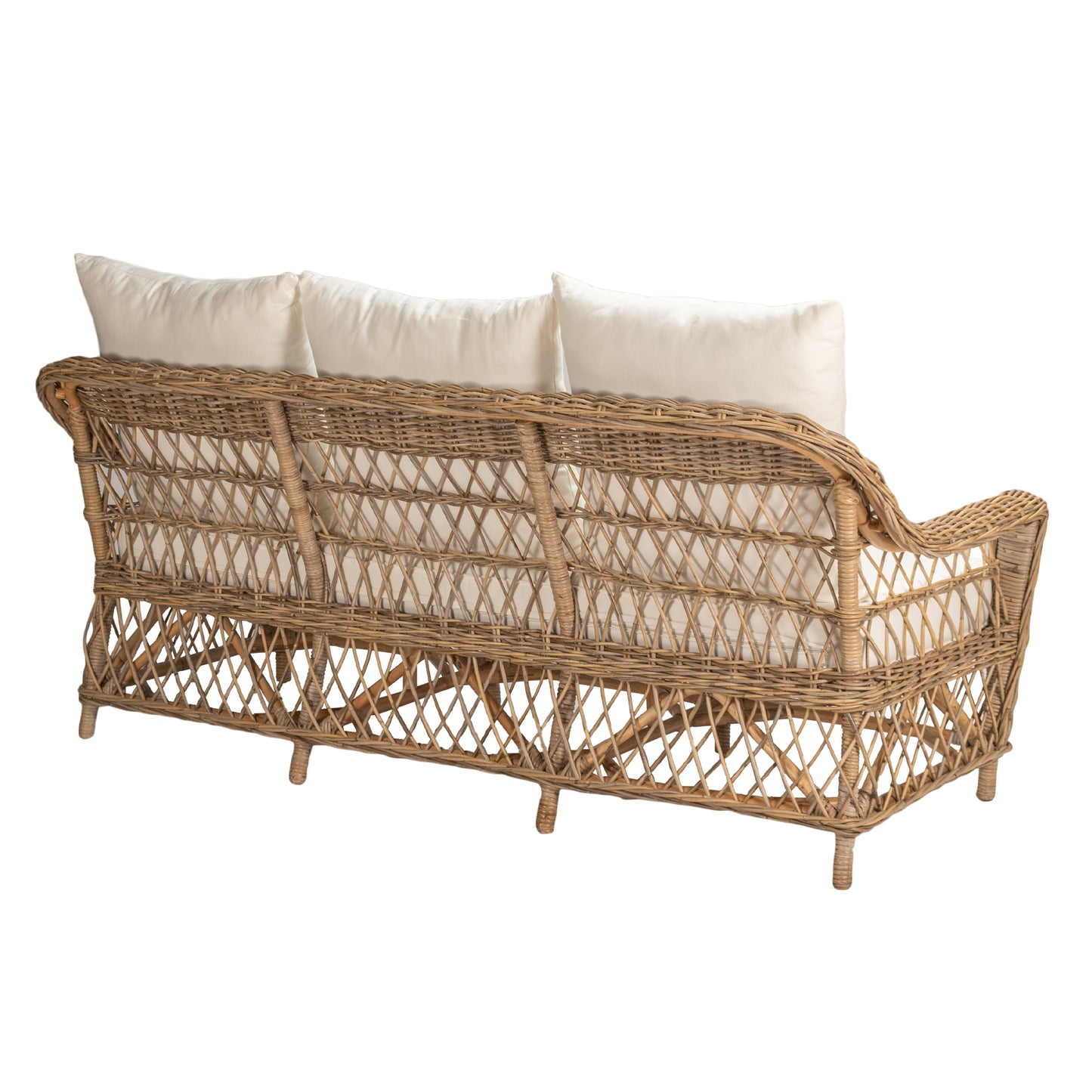 Sofa 3 Seat - Isabel - Rattan - KG