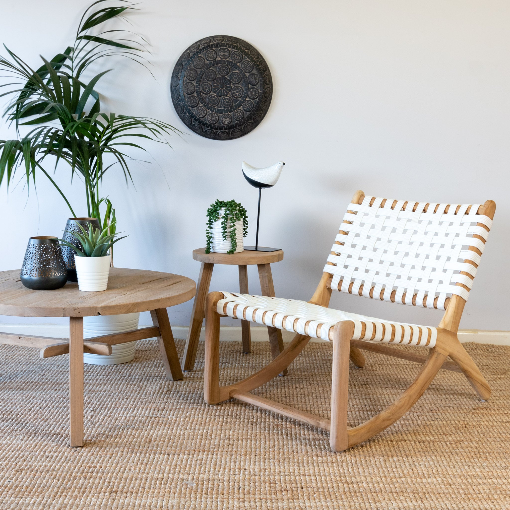 Chair - Morocco - Wood, Rope – Room & Co.