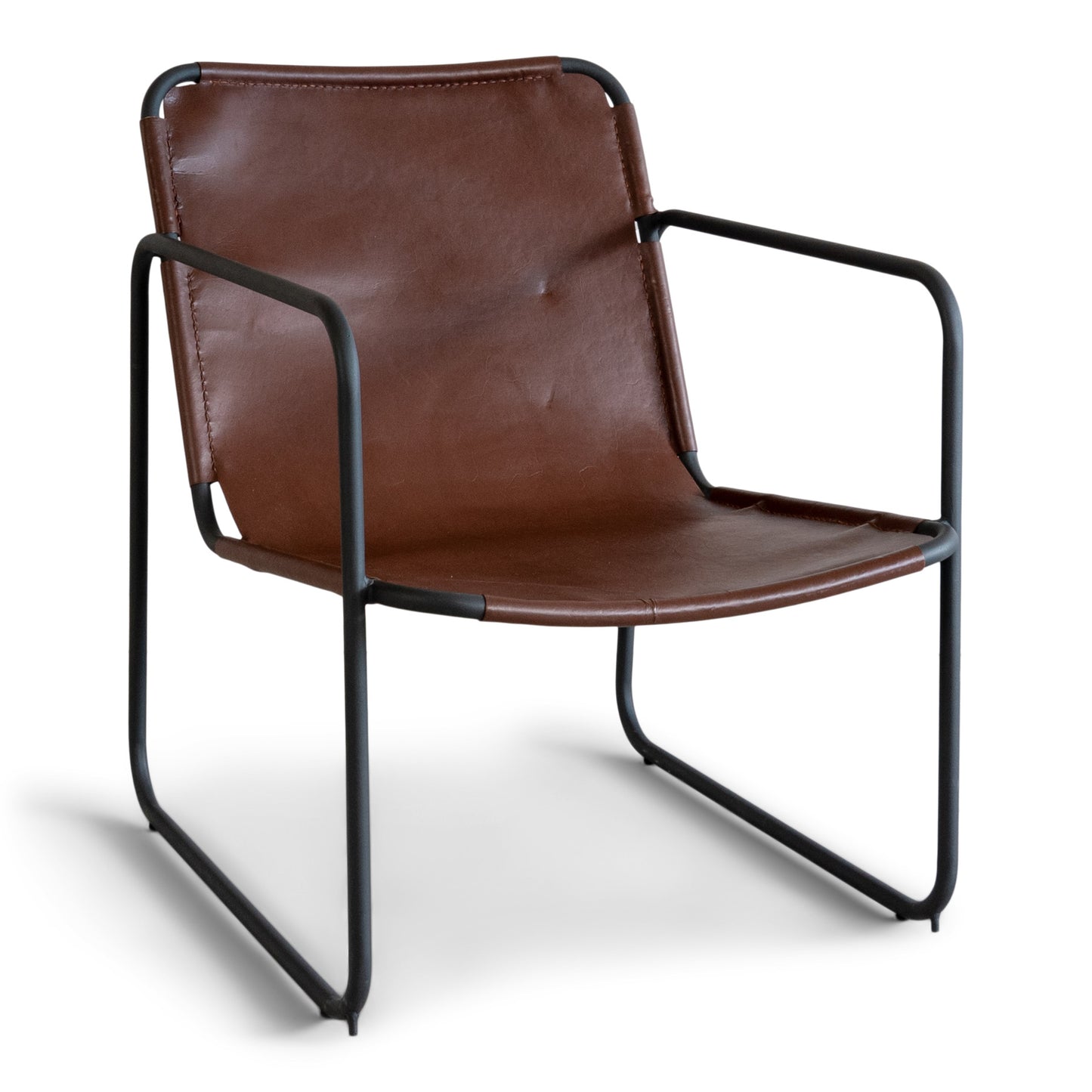 Chair - Norway - Metal, Leather