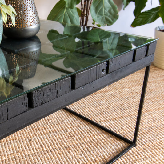 Coffee Table - Tenerife - Metal - Mixed Wood - SSB