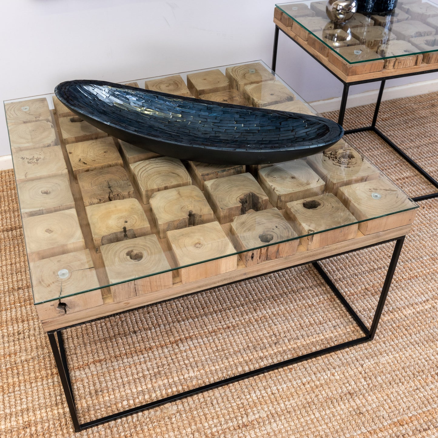 Coffee Table - Tenerife - Metal - Mixed Wood