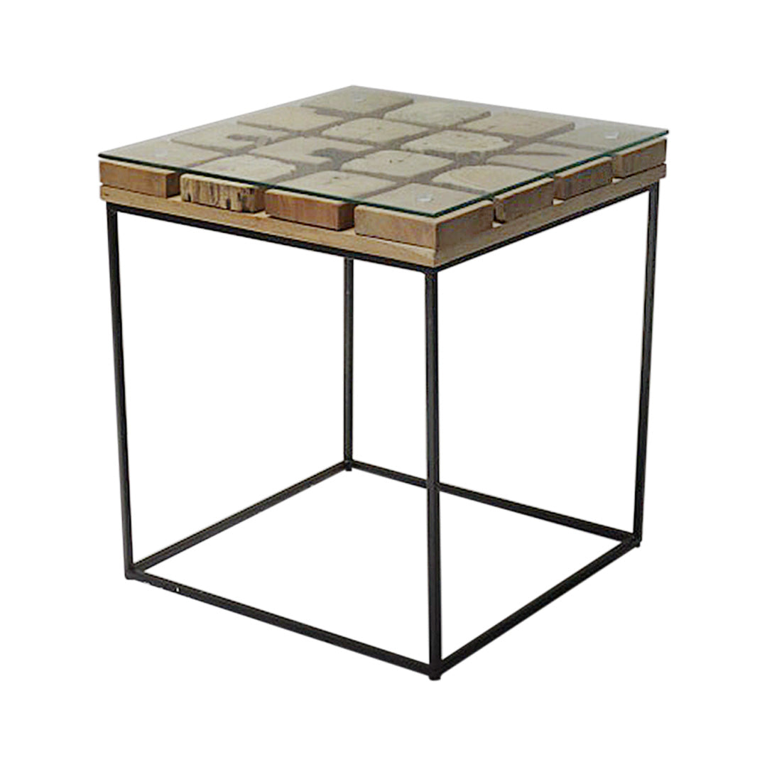 Side Table - Tenerife - Metal - Wood