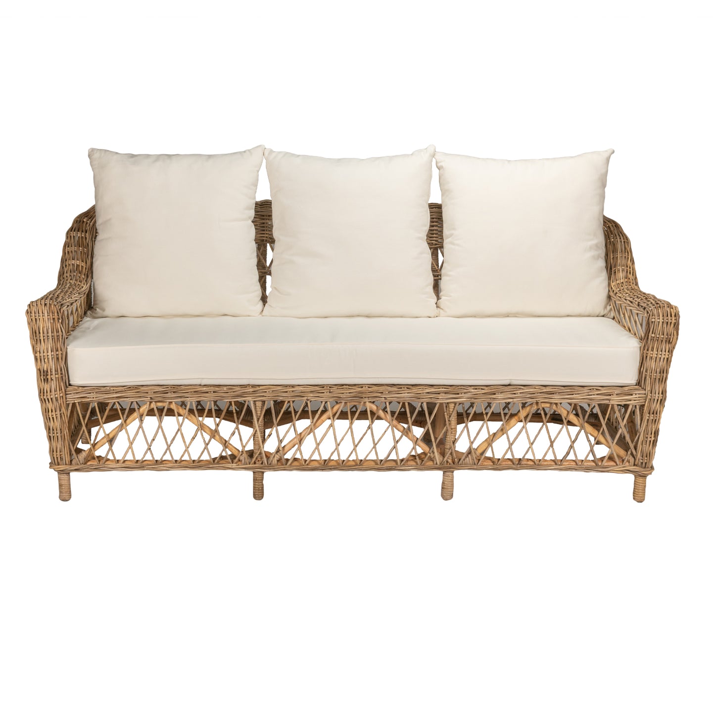 Sofa 3 Seat - Isabel - Rattan - KG